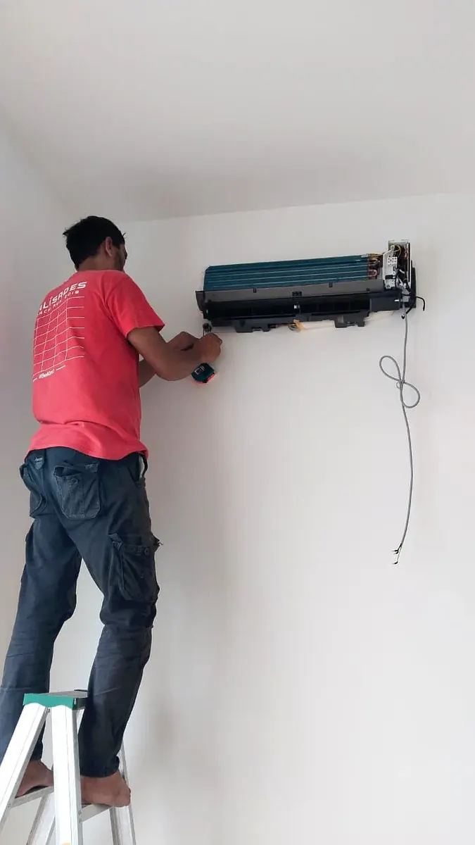 Panasonic aircond chemical wash in Petaling Jaya — indoor unit deep clean by KL Renovator technician