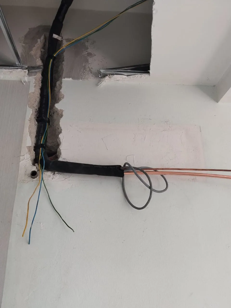 Aircond filters removed, washed and refitted during a routine servicing visit in Cheras